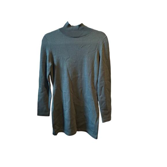 NWT Seroya Romina knit long sweater top forest green size small - Picture 12 of 12